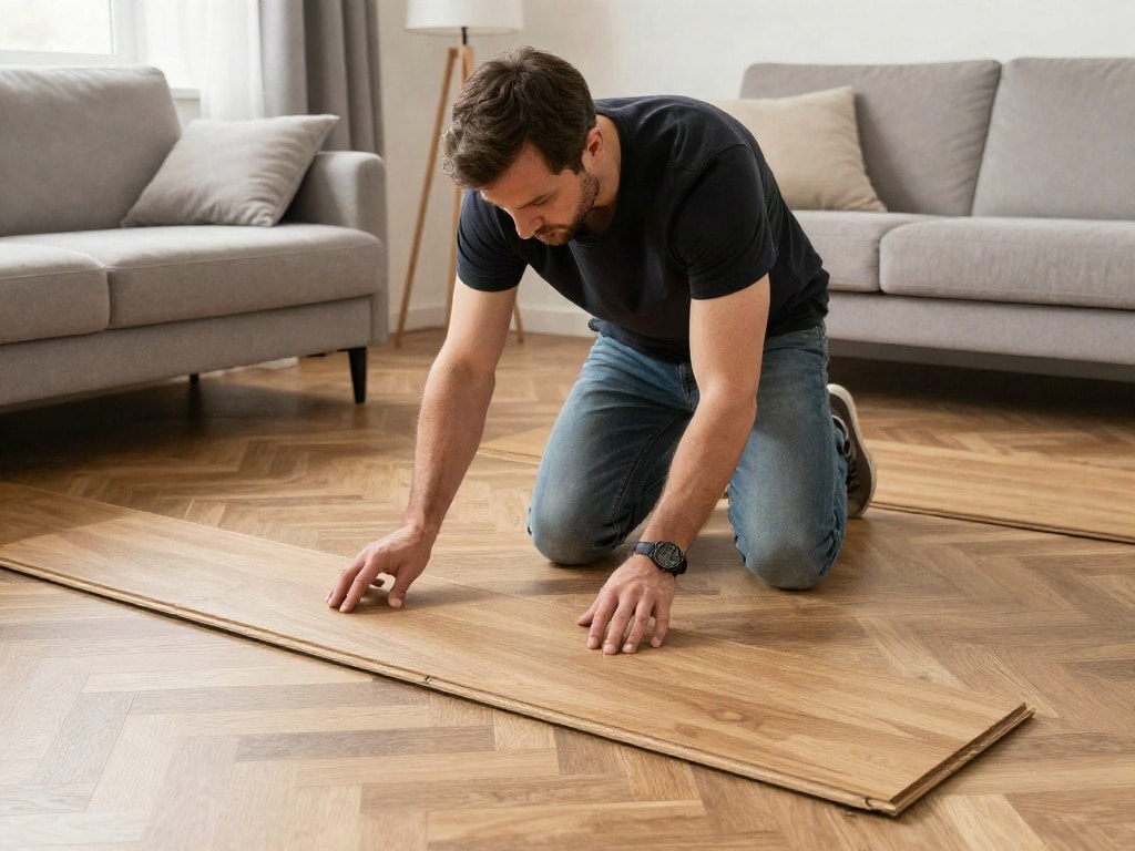 Fine-Line-Parkett verlegen