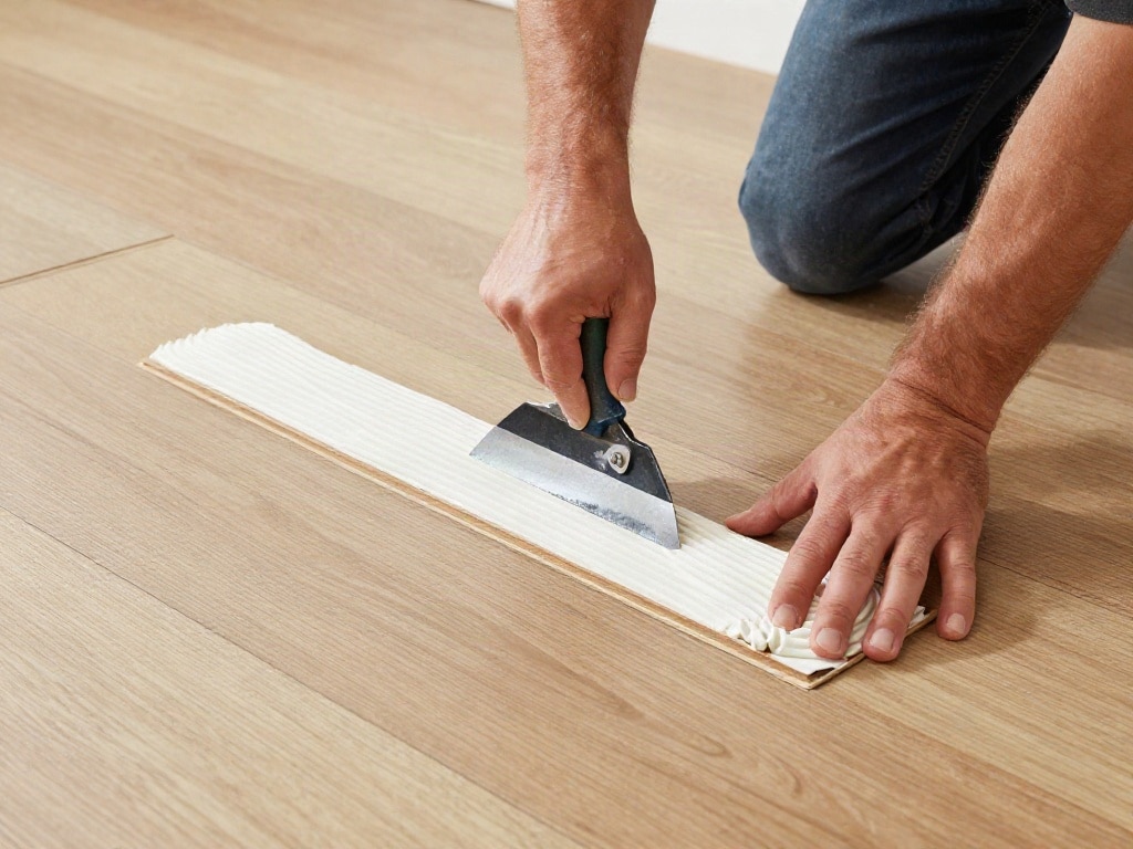 Landhausdielen verkleben