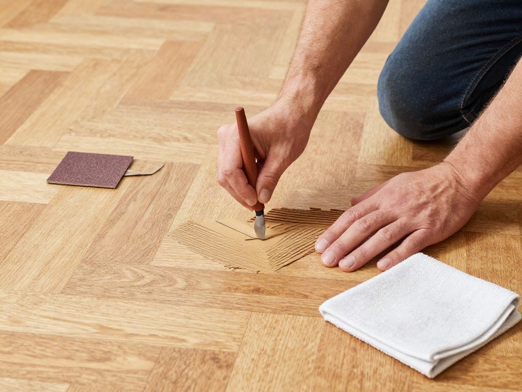 Massivparkett reparieren