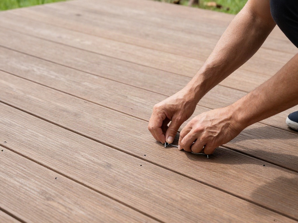 Terrassendielen unsichtbar befestigen